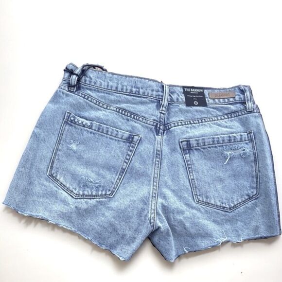 Blank NYC Nordstrom Barrow Vintage Inspired Distressed Acid Wash Cutoff Shorts - Picture 3 of 9